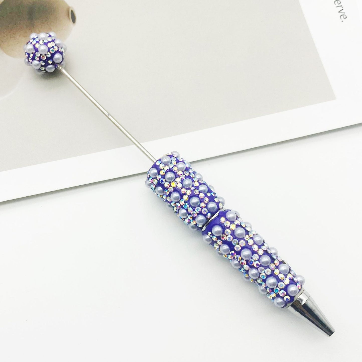 Full Of Diamonds And Pearls Beadble Pen