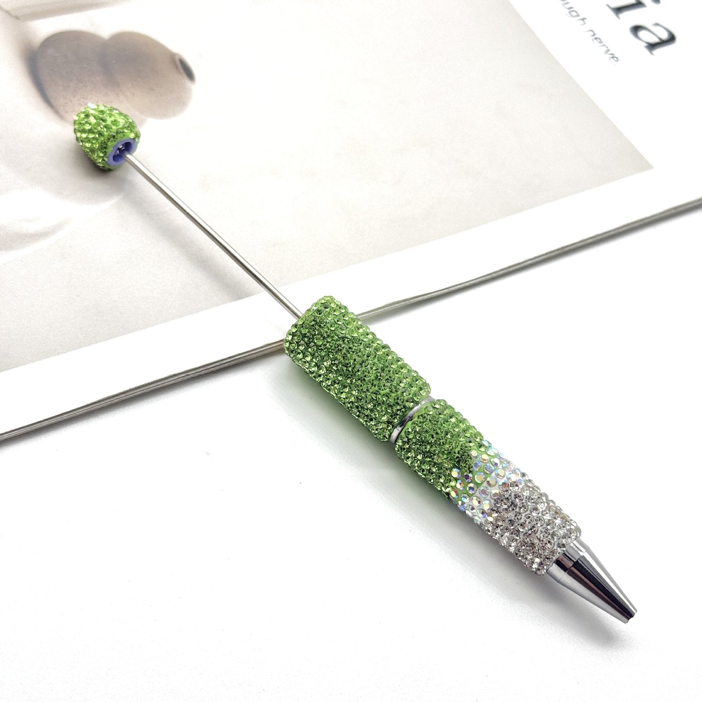 Gradient Full Diamond Beadble Pen