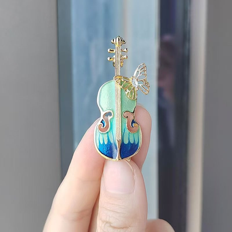 Violin Brooch