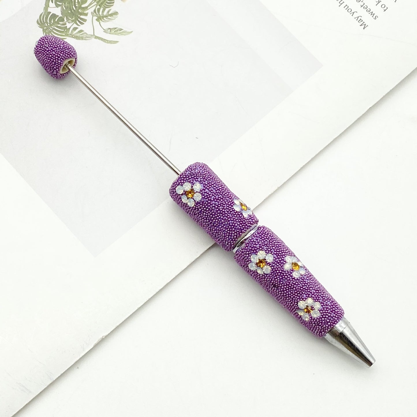 Daisy-patterned Beadble Pen