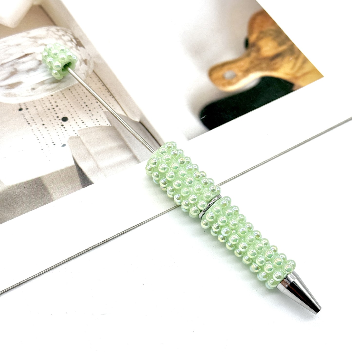 Pearl-encrusted Beadble Pen