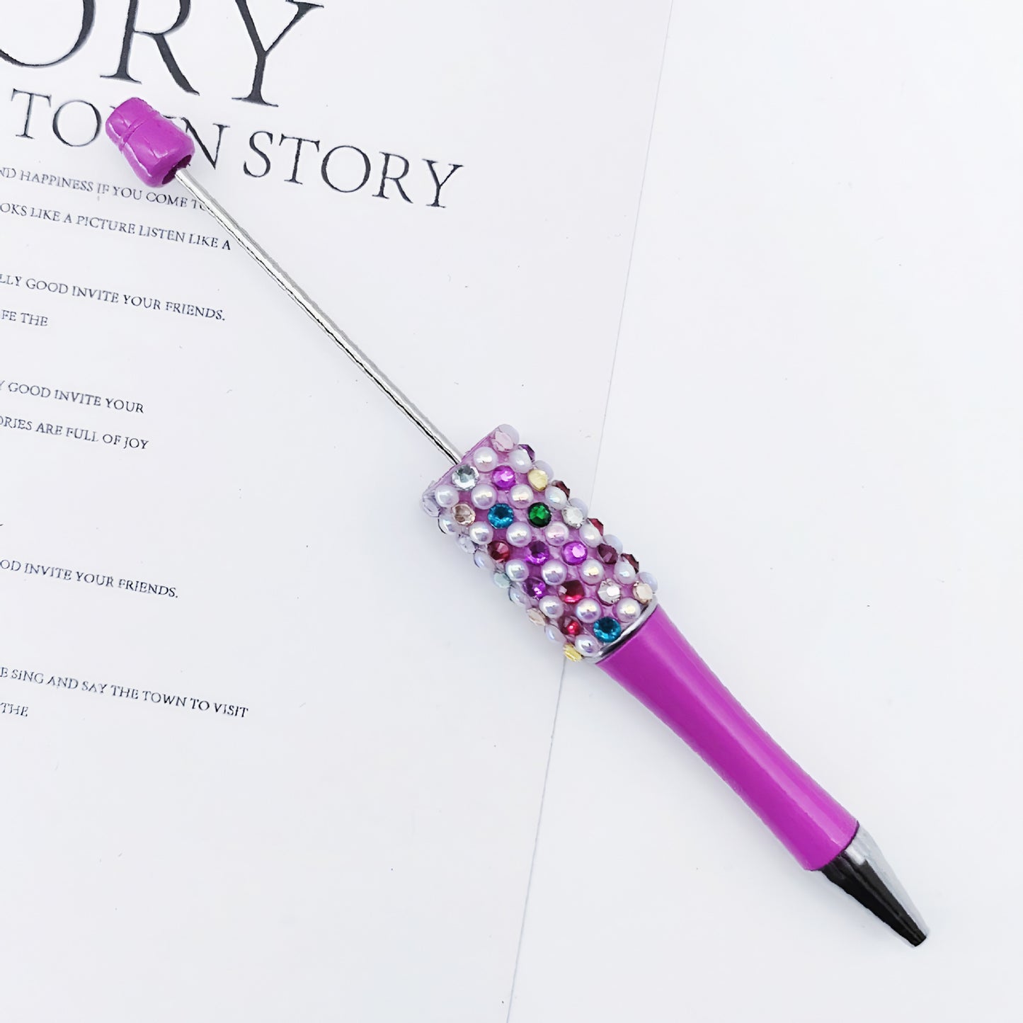 Gradient Candy Diamond Beadble Pen