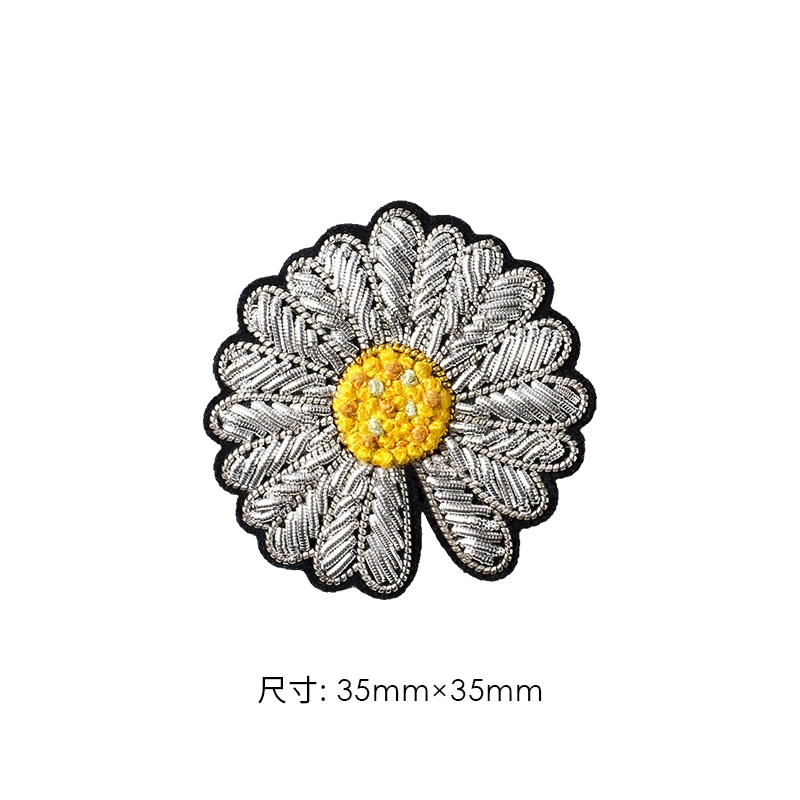 Fabric Daisy Brooch