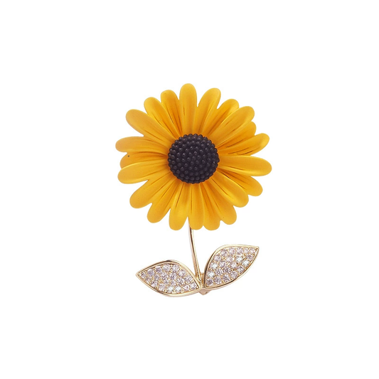 Sunflower Brooch