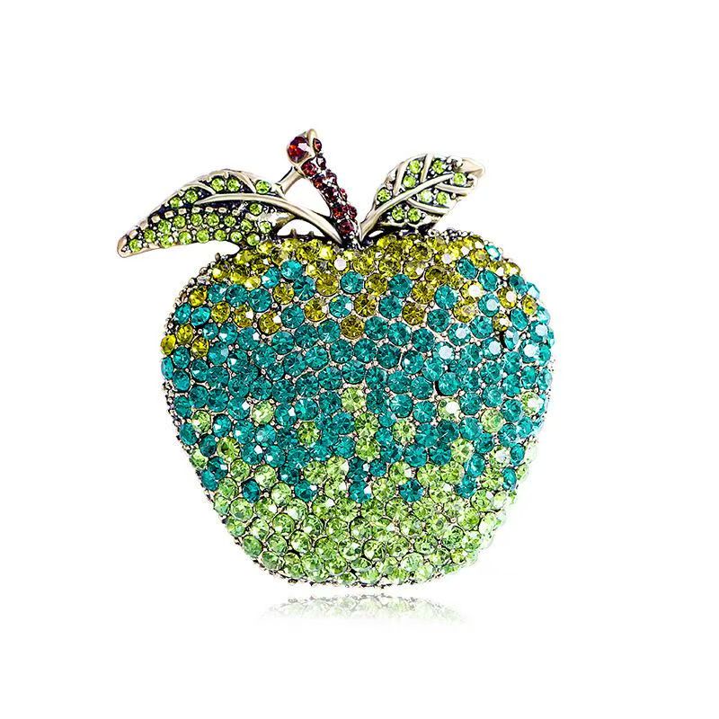 Vintage Art Apple Brooch
