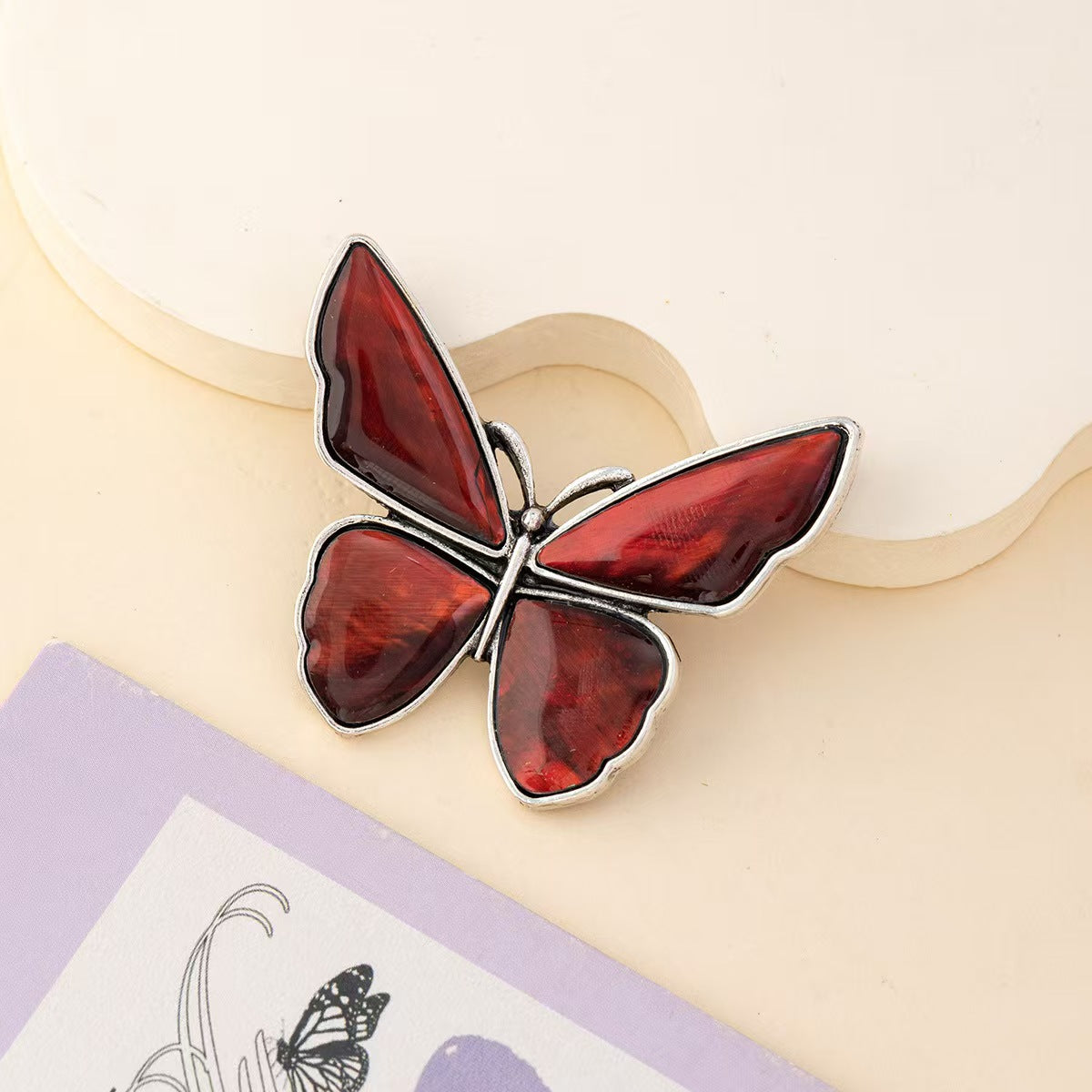 Retro Simulation Butterfly Brooch
