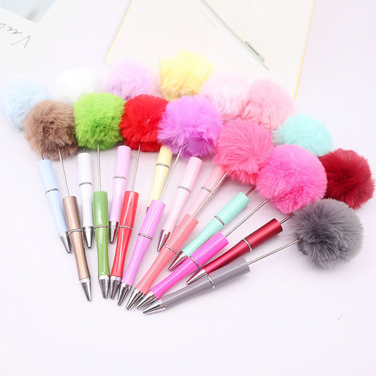 Plush Pom Pom Beadble Pen