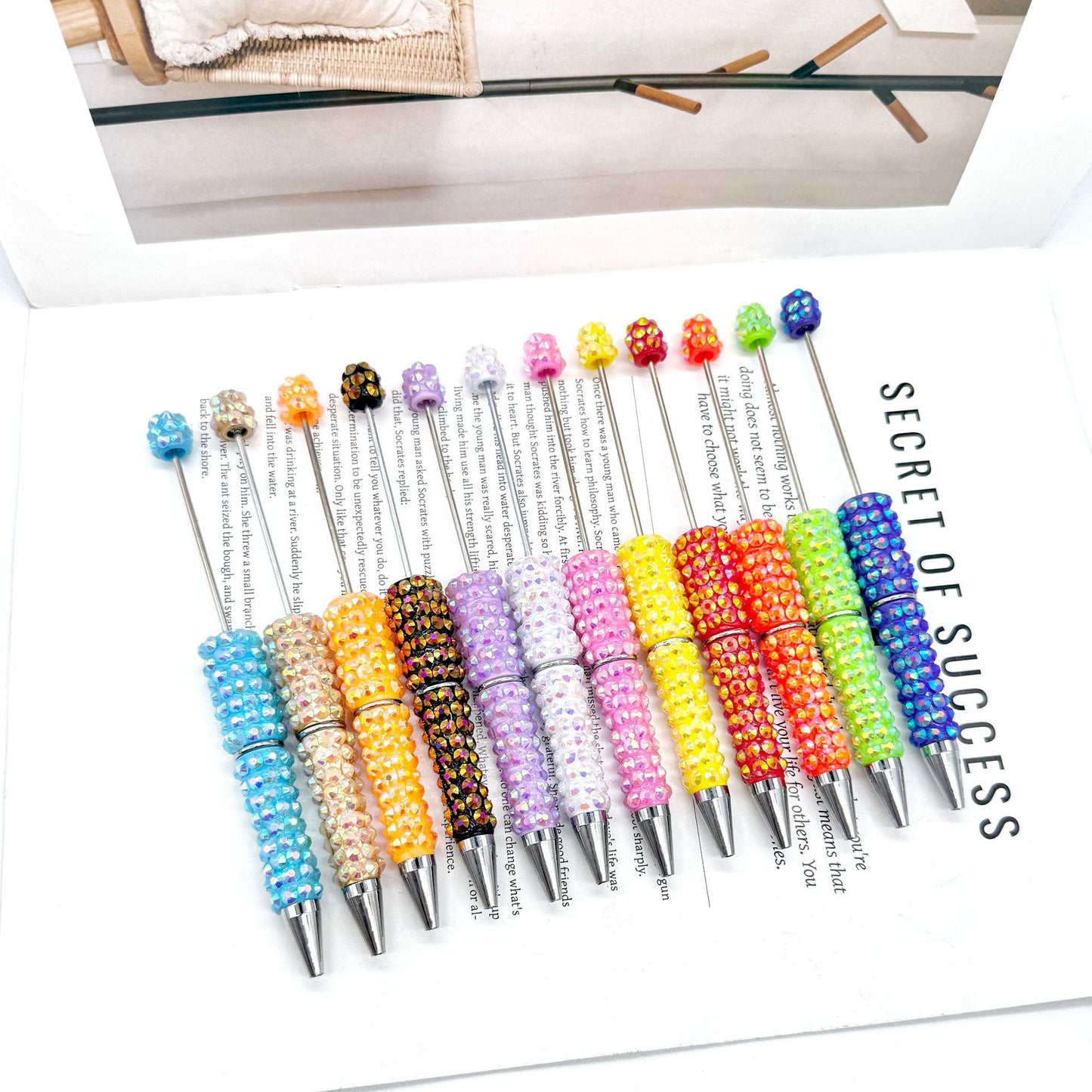 Diamond-Studded Full-Diamond Beaded Pen