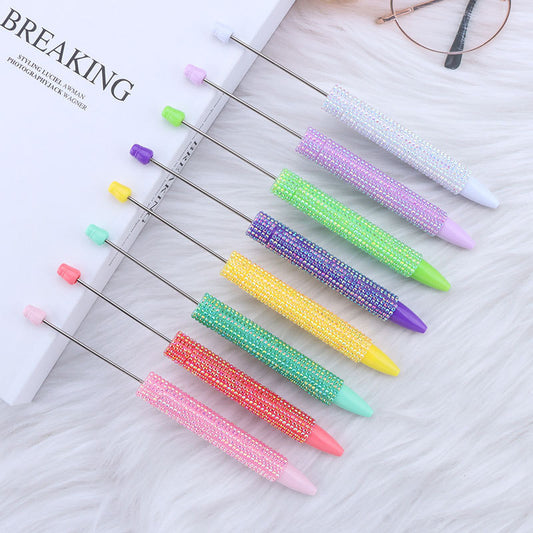 Pastel-colored Diamond-studded Beadble Pen