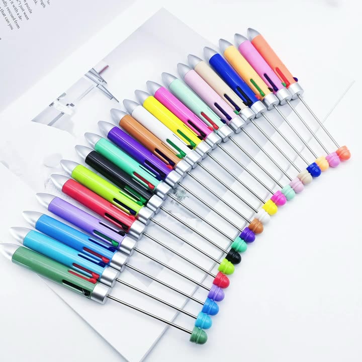 Four-color Beaded Pen