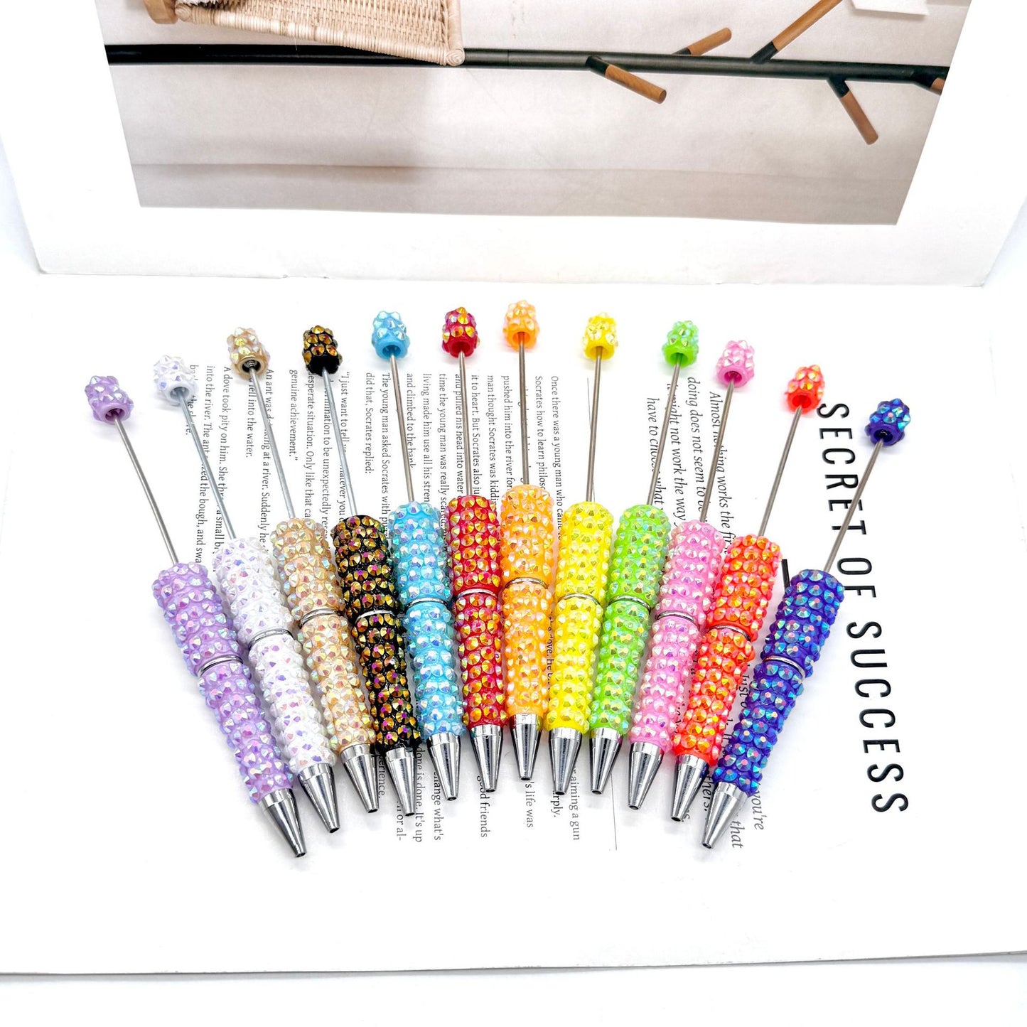 Diamond-Studded Full-Diamond Beaded Pen