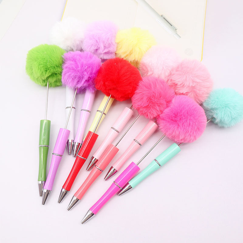 Plush Pom Pom Beadble Pen
