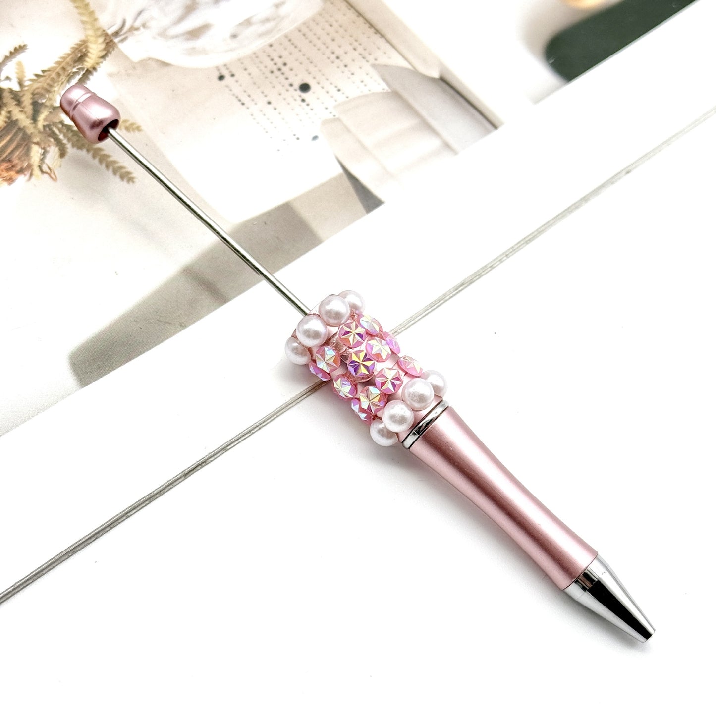 Rainbow Fireworks Pearl Bead Pen