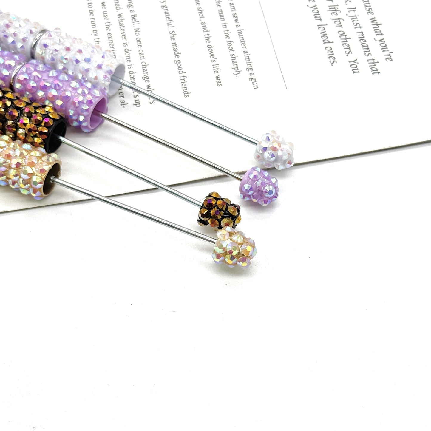 Diamond-Studded Full-Diamond Beaded Pen