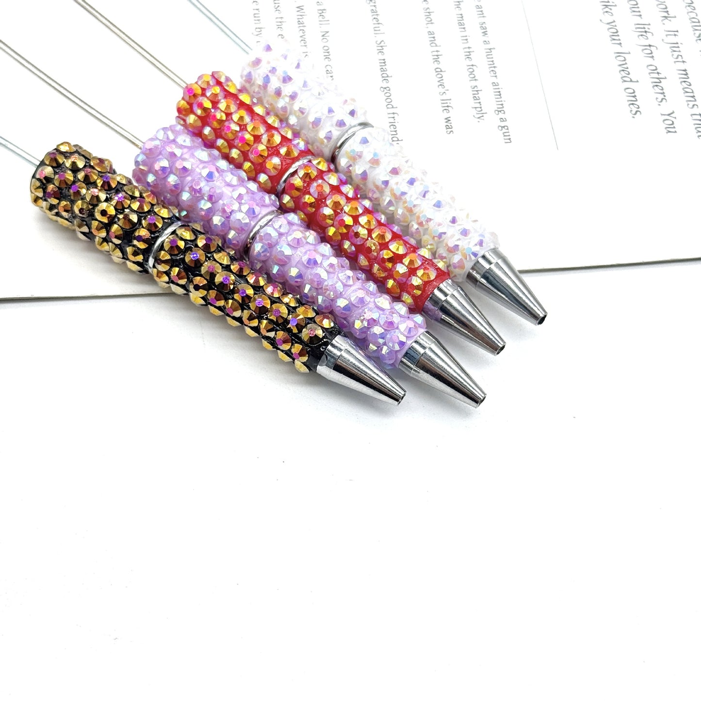 Diamond-Studded Full-Diamond Beaded Pen