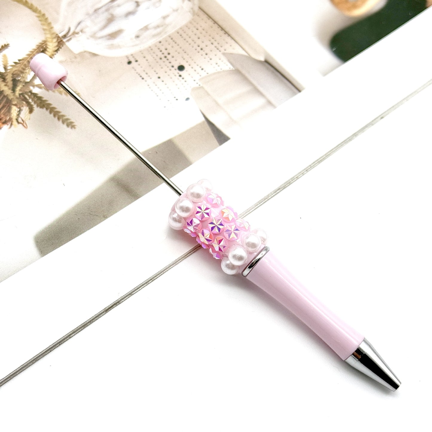 Rainbow Fireworks Pearl Bead Pen