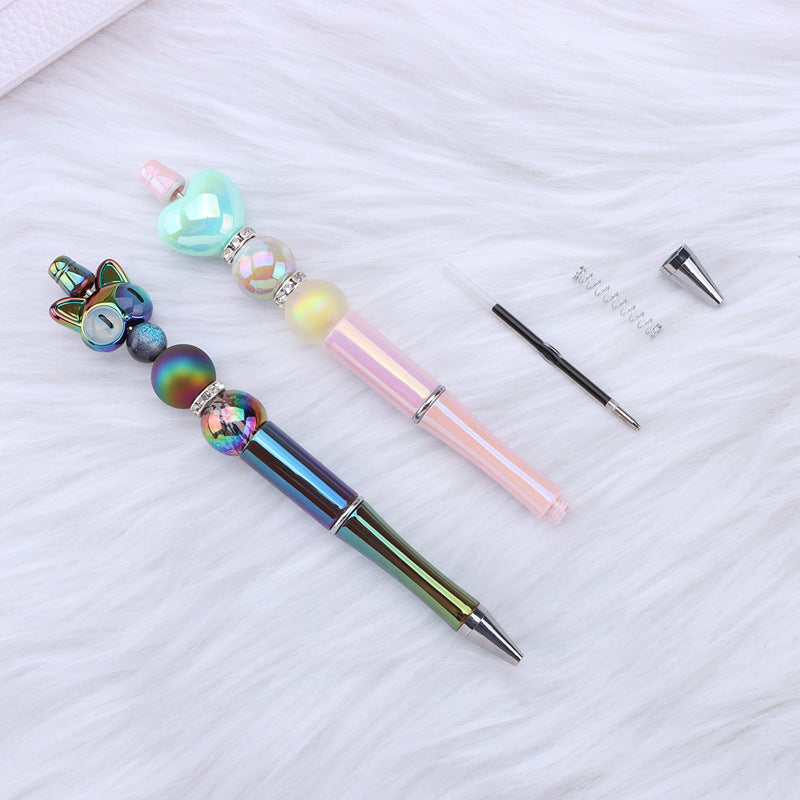 Electroplated Multicolored Beadble Pen