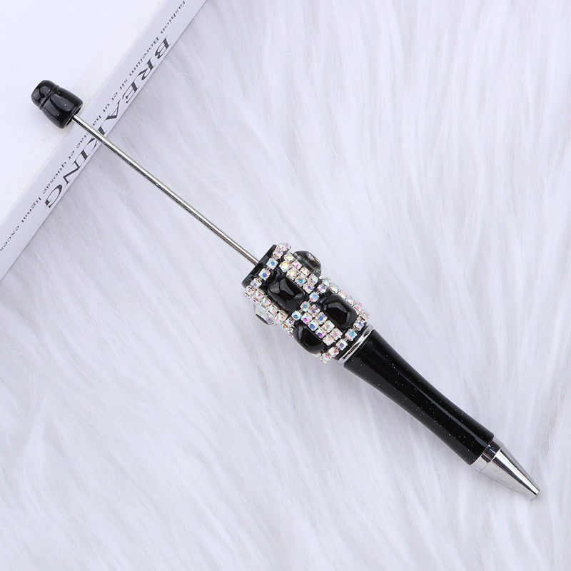 Diamond-encrusted Square Sugar Beadble Pen