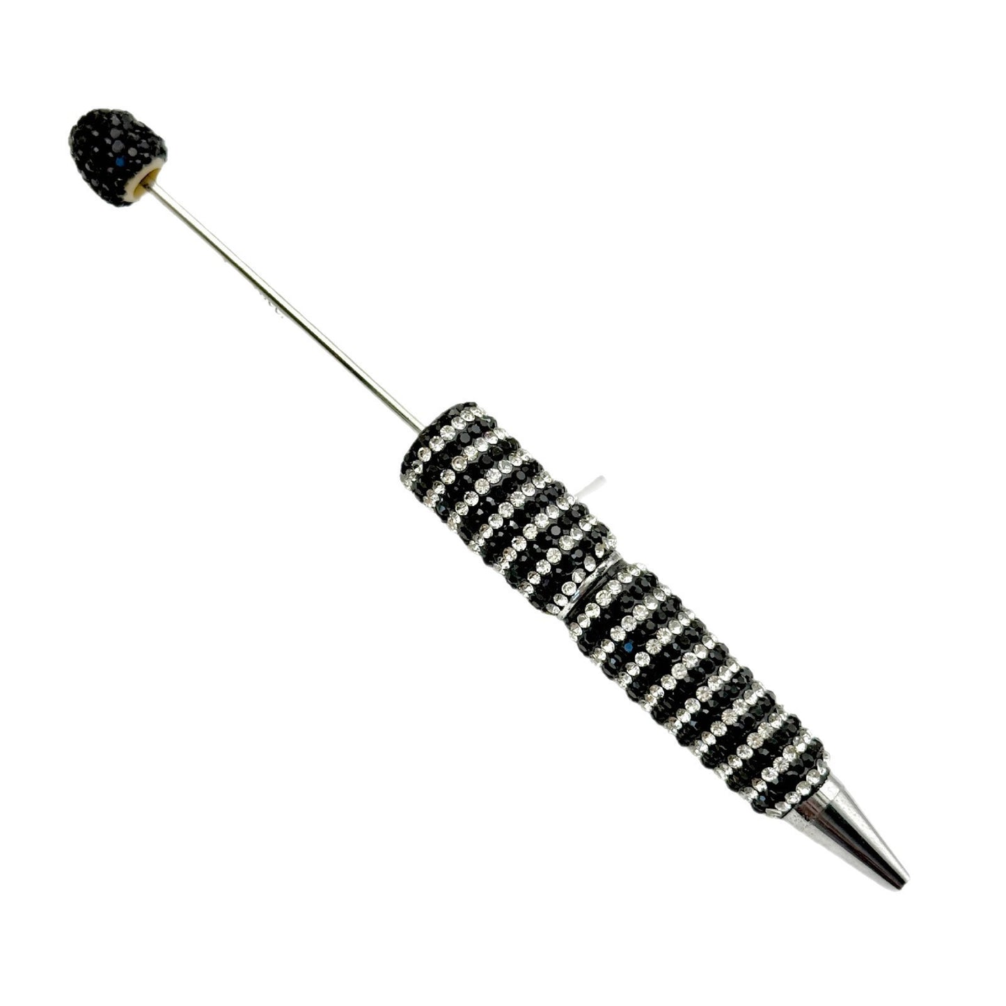 Creative Striped Full Diamond Beadble Pen