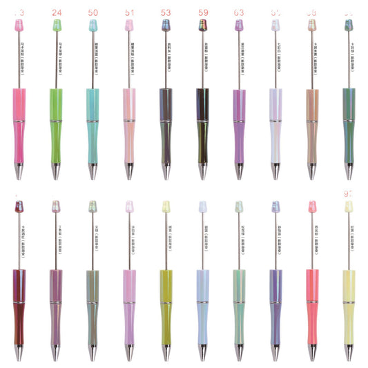 Electroplated Multicolored Beadble Pen