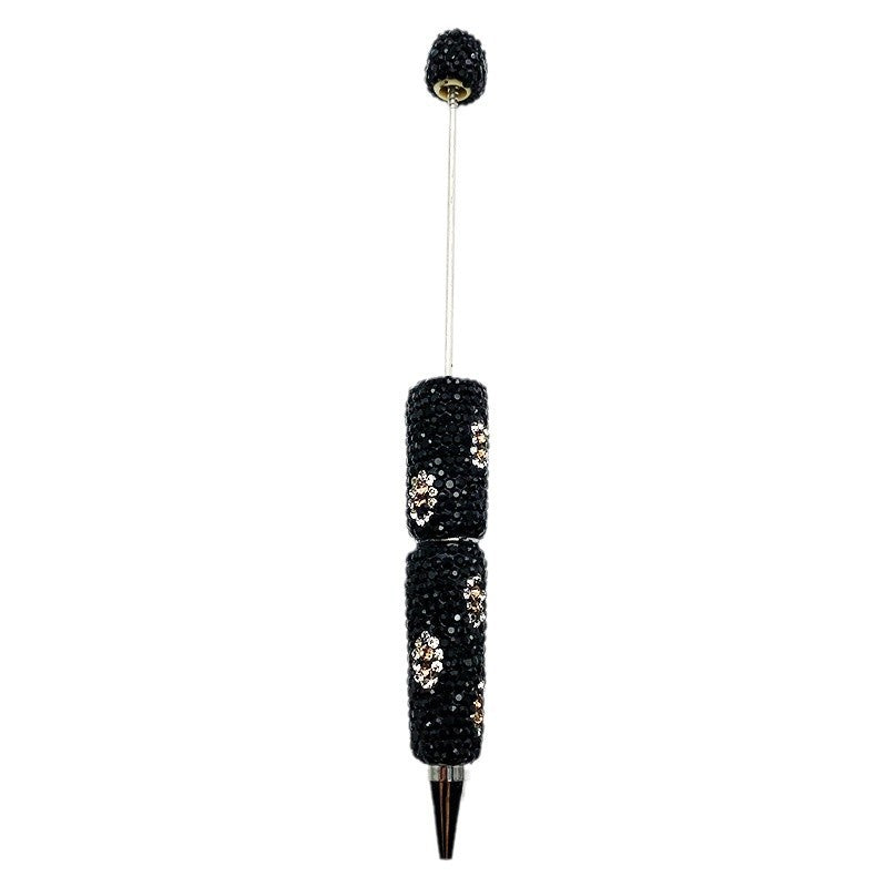 Leopard-Print Diamond-Studded Beadble Pen