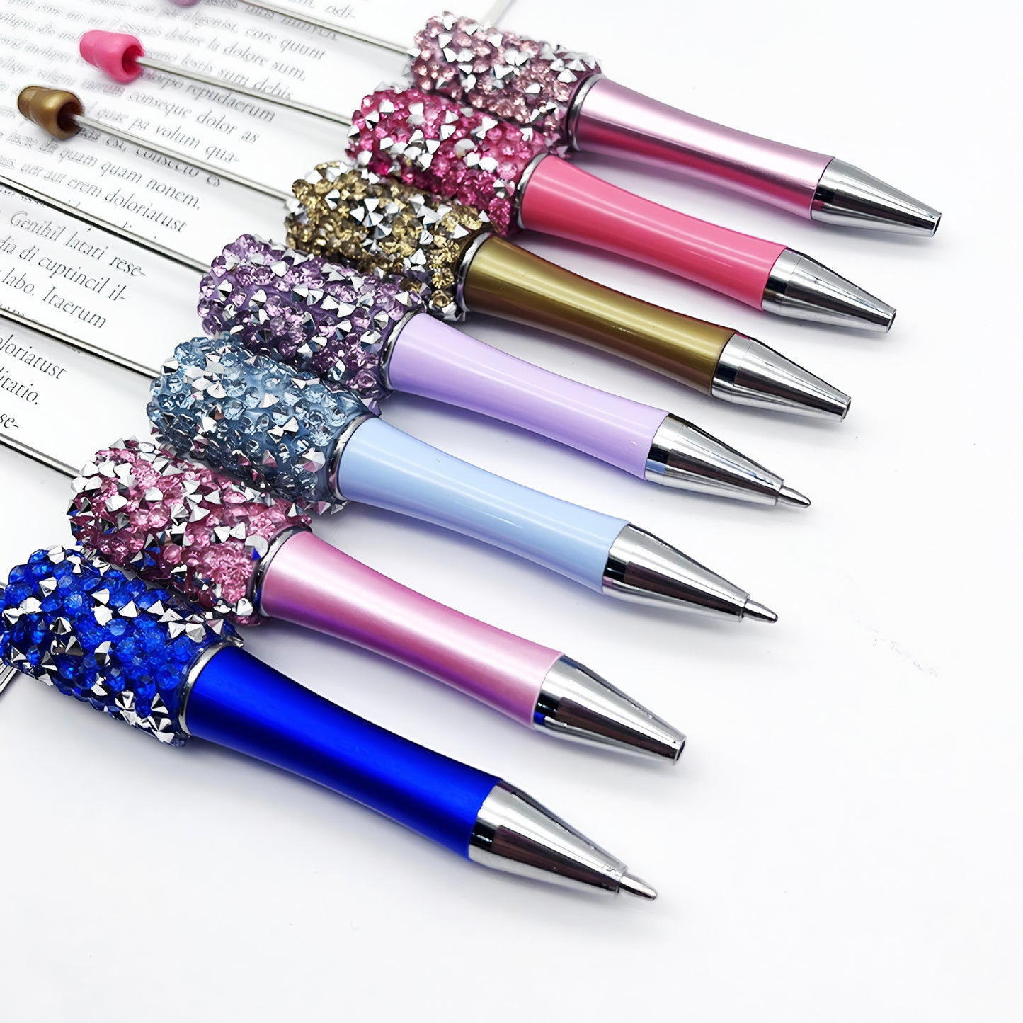 DIY Rhinestone Beaded Pen