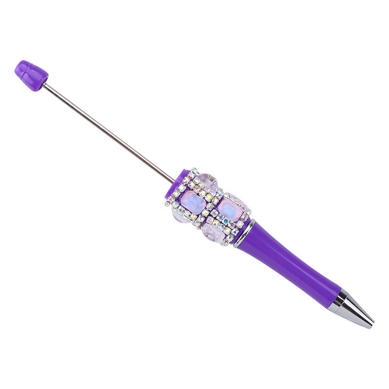Diamond-encrusted Square Sugar Beadble Pen