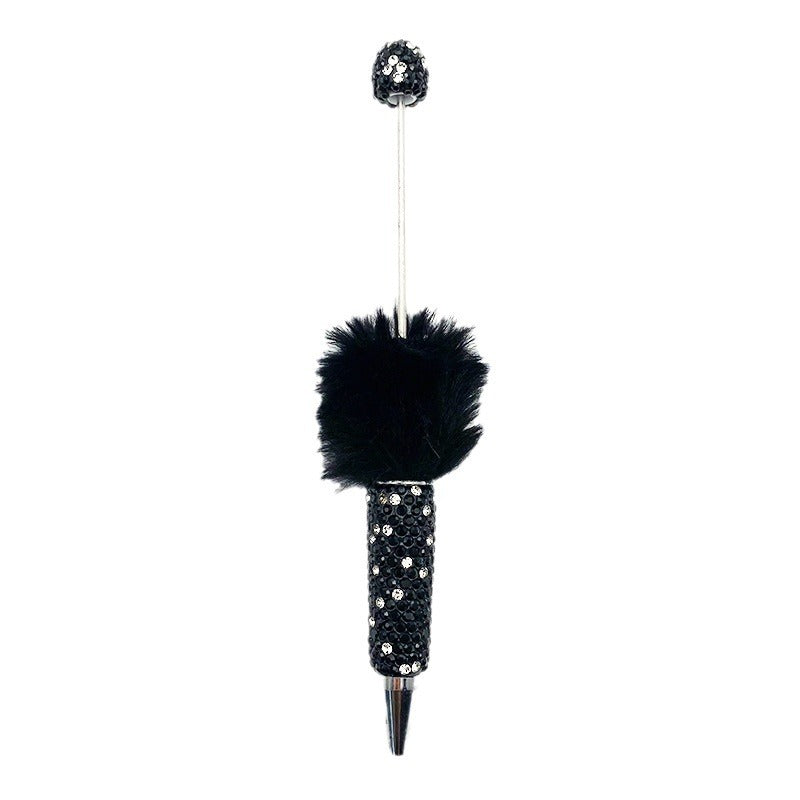 AB Pom-pom Full Diamond Beadble Pen