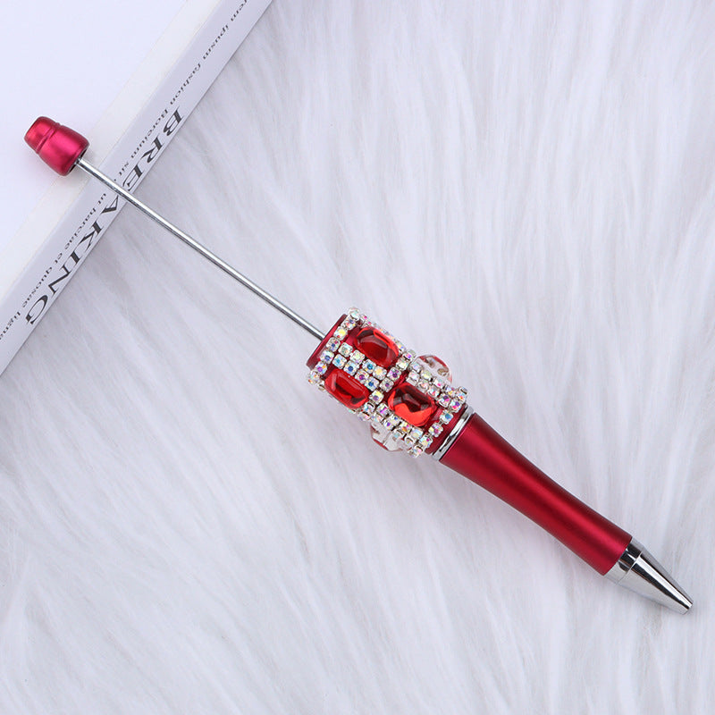 Diamond-encrusted Square Sugar Beadble Pen