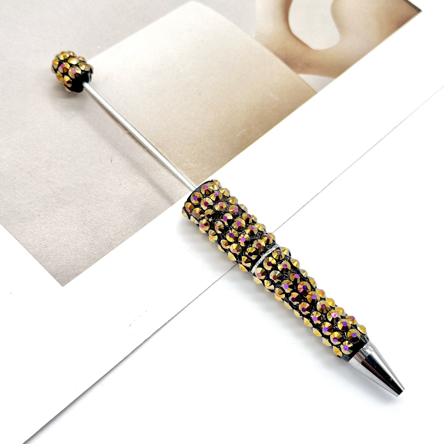 Diamond-Studded Full-Diamond Beaded Pen