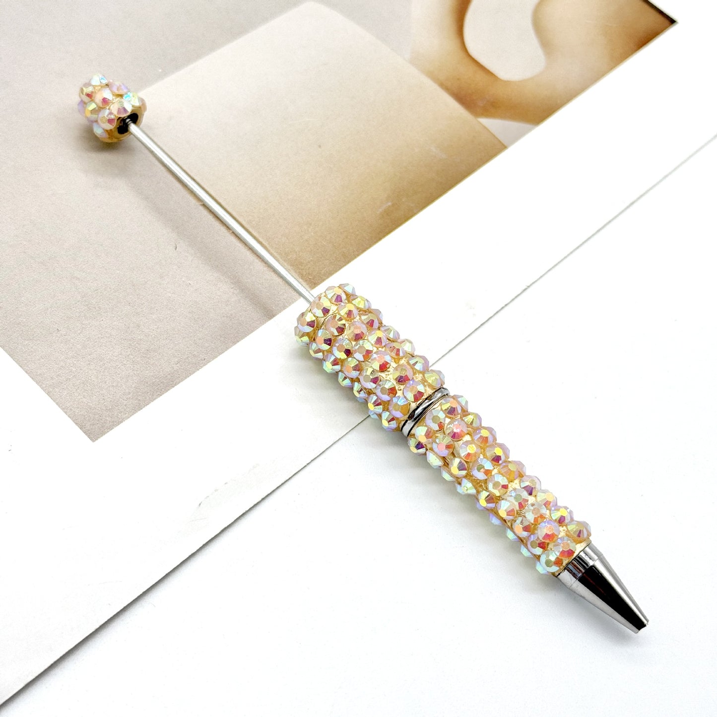 Diamond-Studded Full-Diamond Beaded Pen