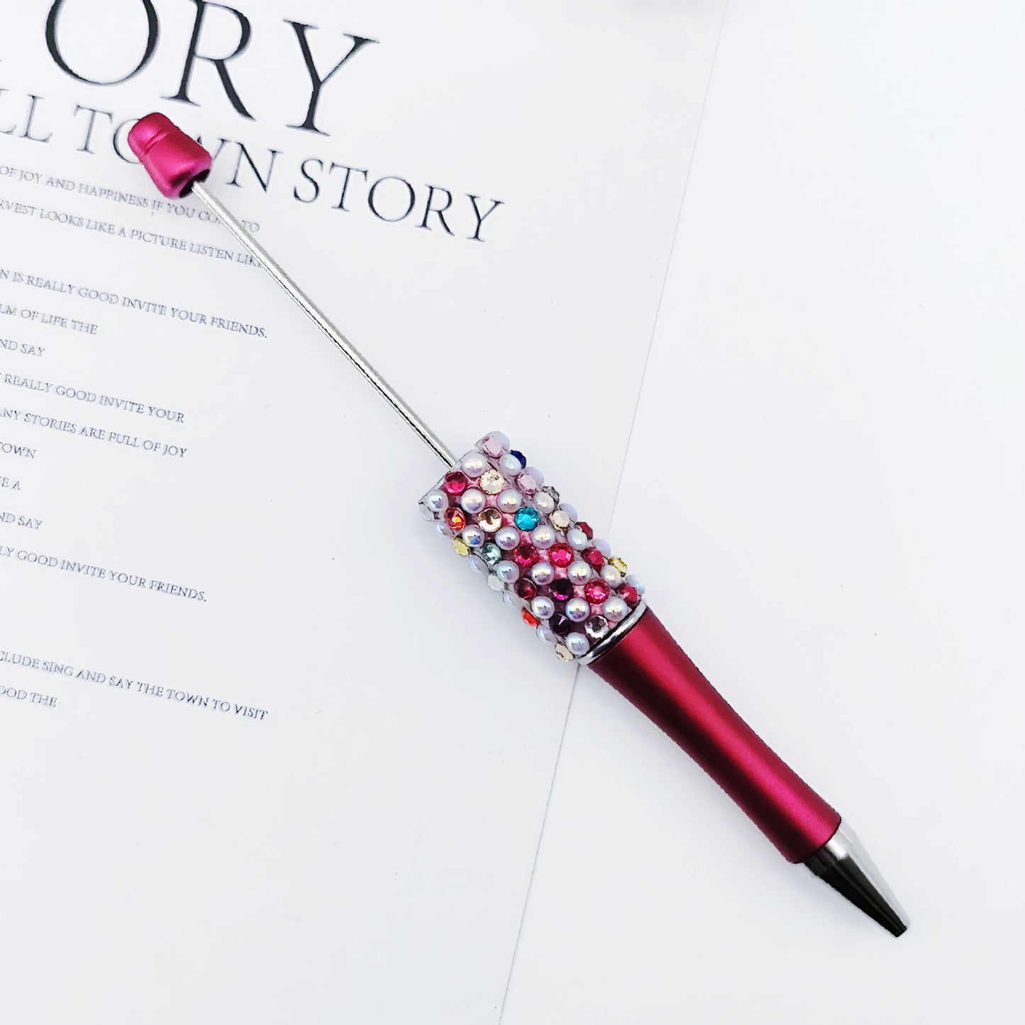 Gradient Candy Diamond Beadble Pen