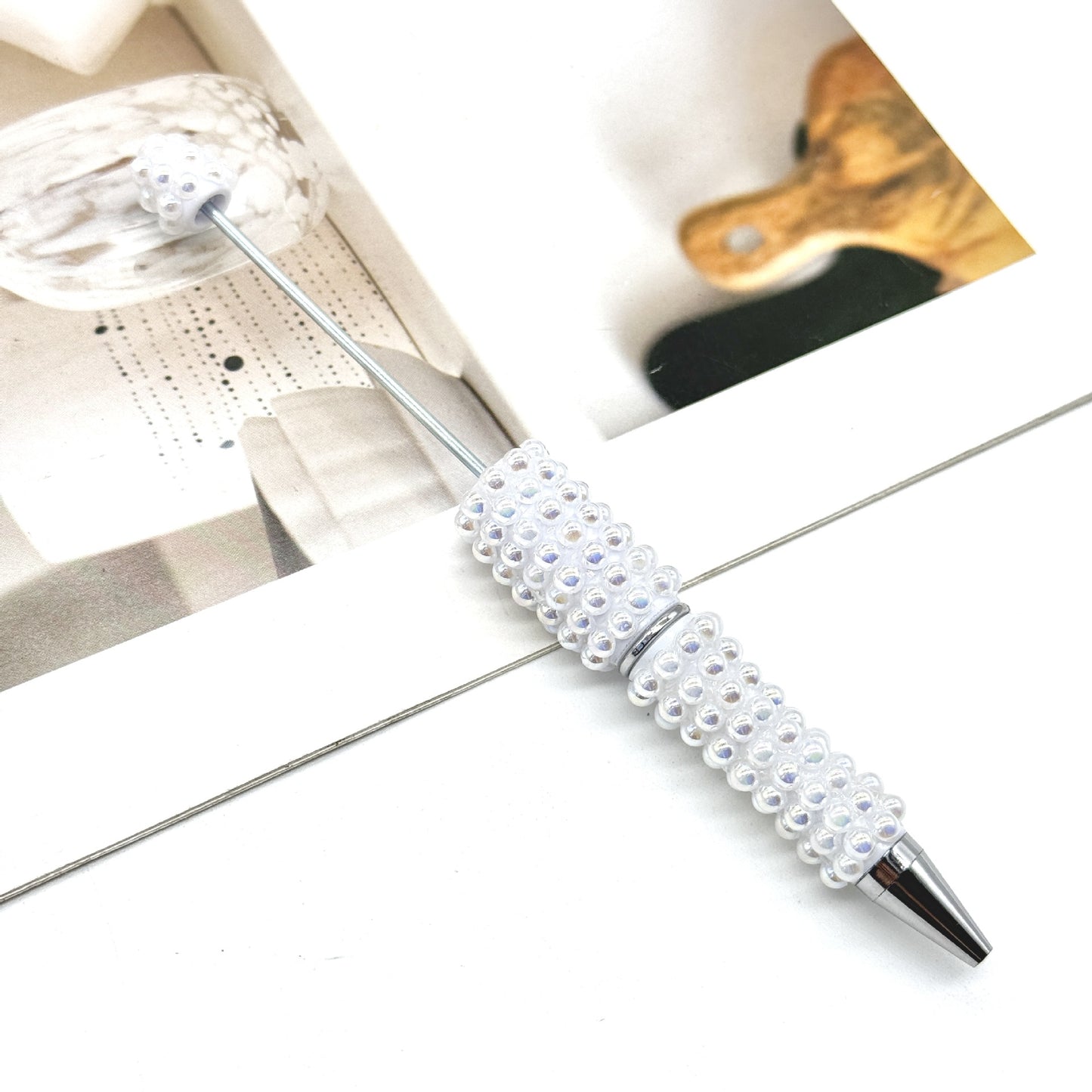 Pearl-encrusted Beadble Pen