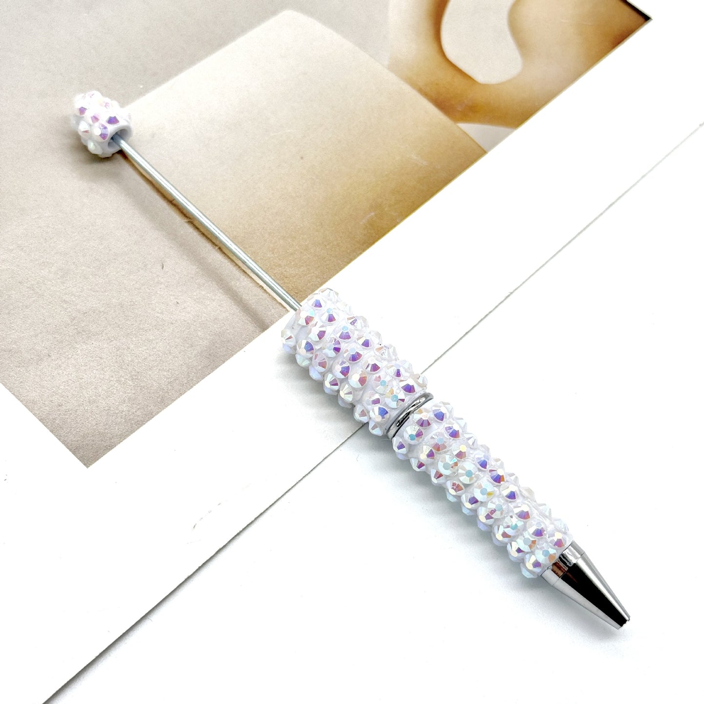 Diamond-Studded Full-Diamond Beaded Pen