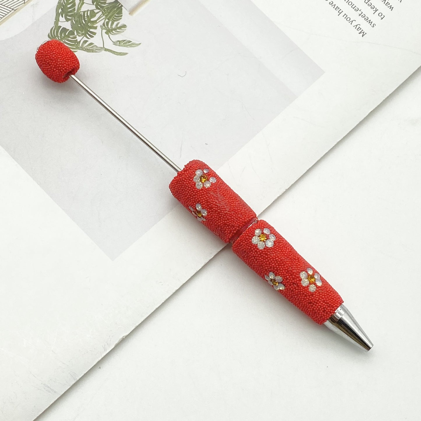 Daisy-patterned Beadble Pen