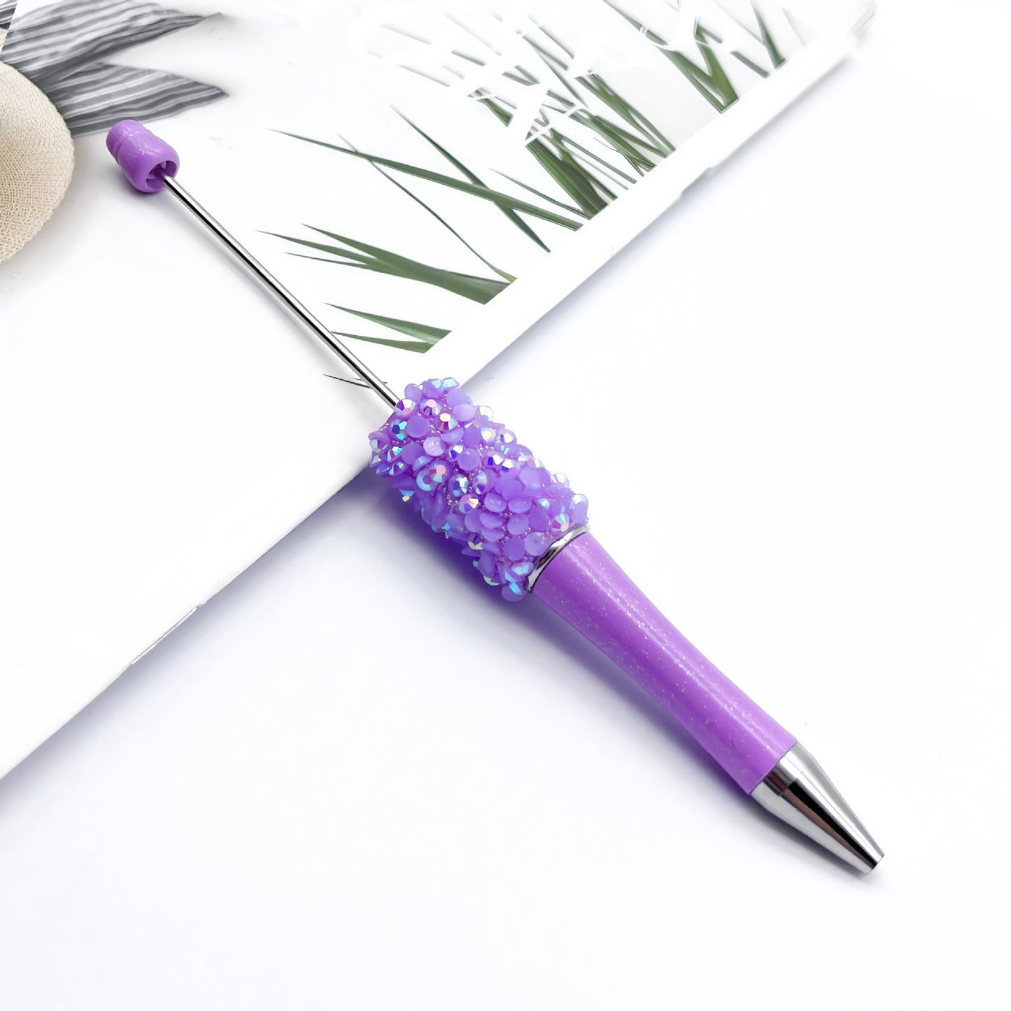 Petal Sequined Beaded Pen