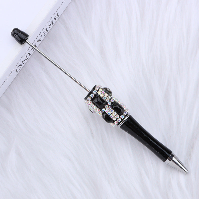Diamond-encrusted Square Sugar Beadble Pen