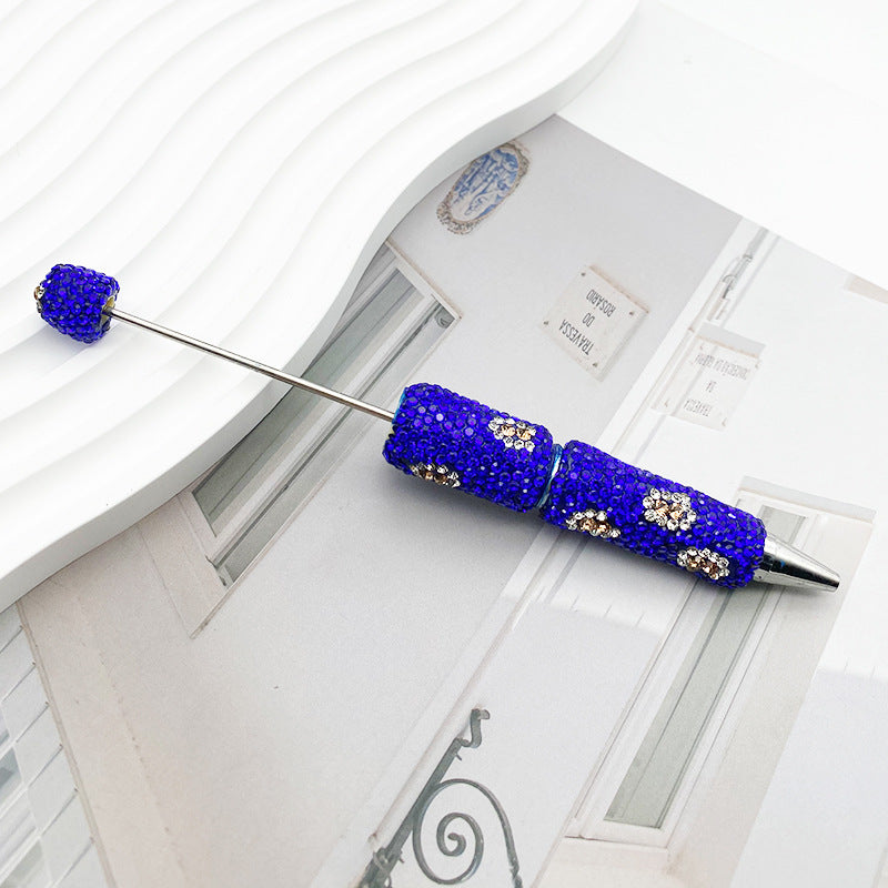 Leopard-Print Diamond-Studded Beadble Pen