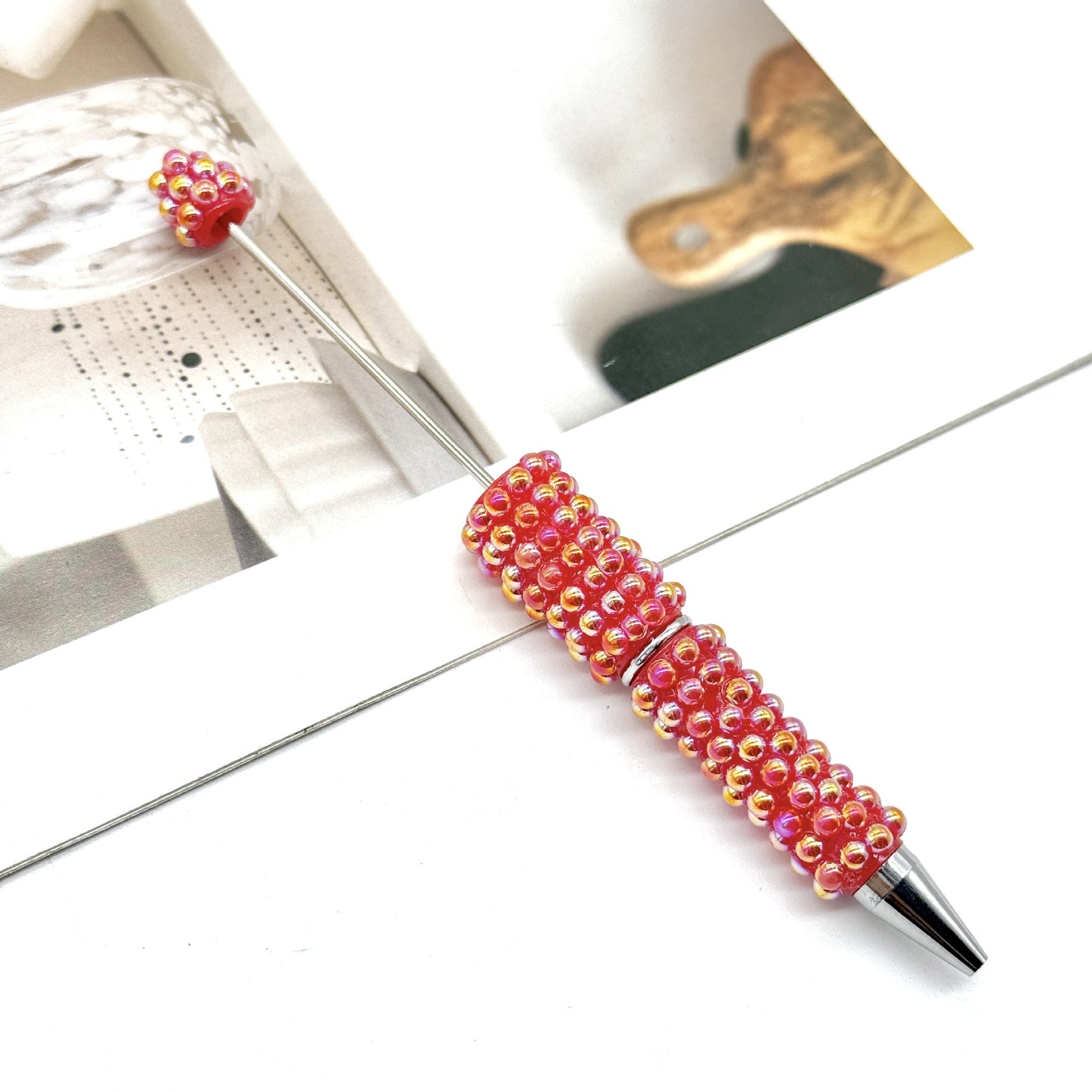 Pearl-encrusted Beadble Pen