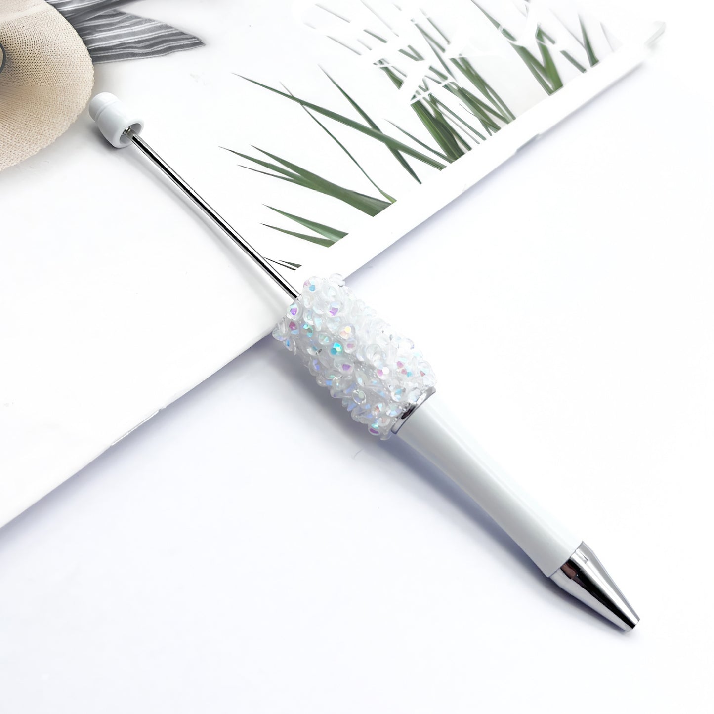 Petal Sequined Beaded Pen