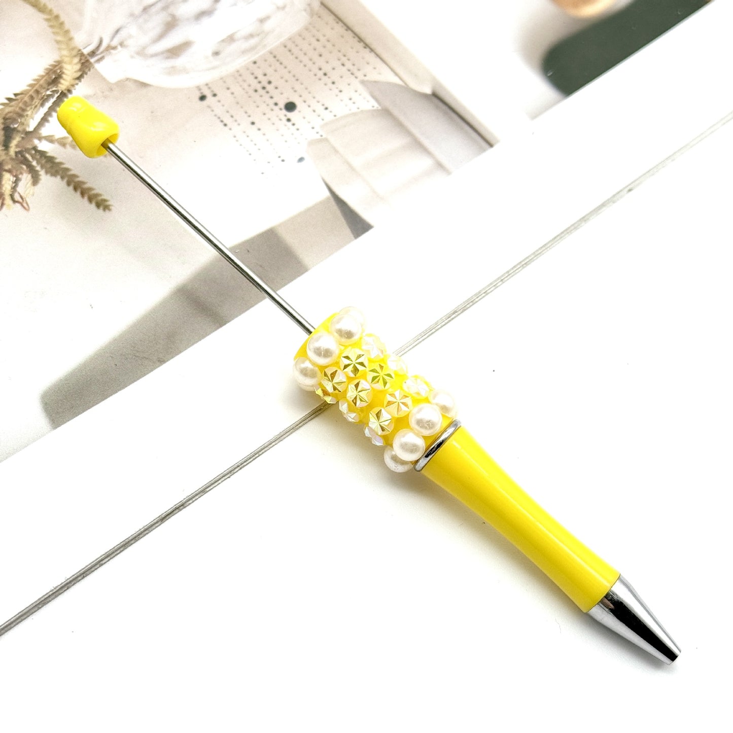 Rainbow Fireworks Pearl Bead Pen