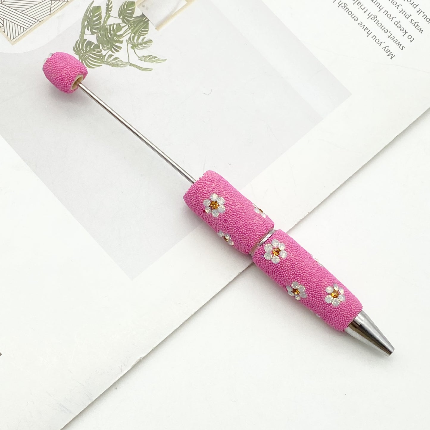 Daisy-patterned Beadble Pen