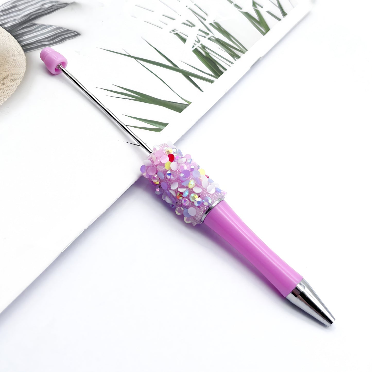 Petal Sequined Beaded Pen