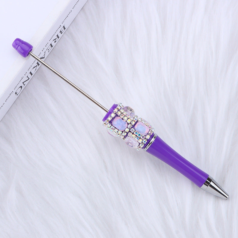 Diamond-encrusted Square Sugar Beadble Pen