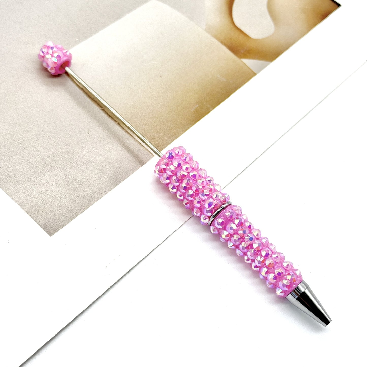 Diamond-Studded Full-Diamond Beaded Pen