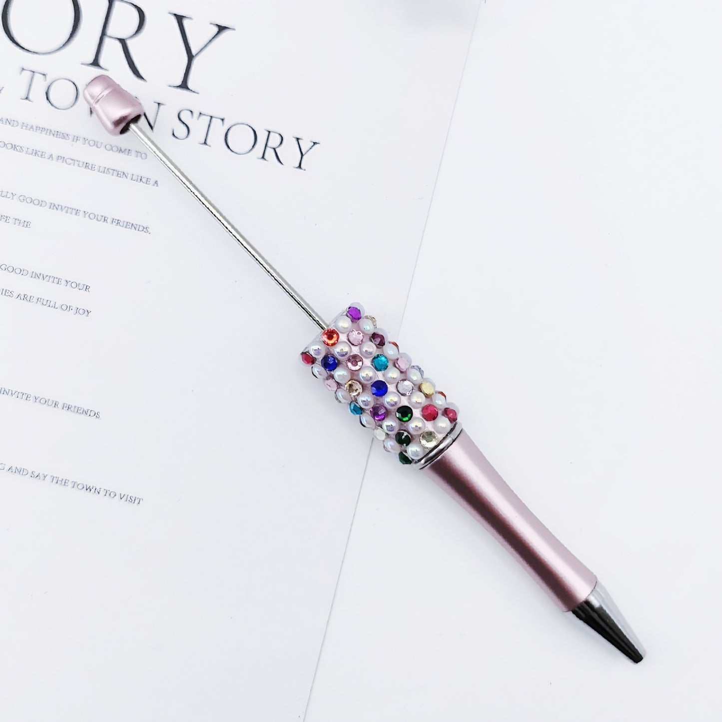 Gradient Candy Diamond Beadble Pen
