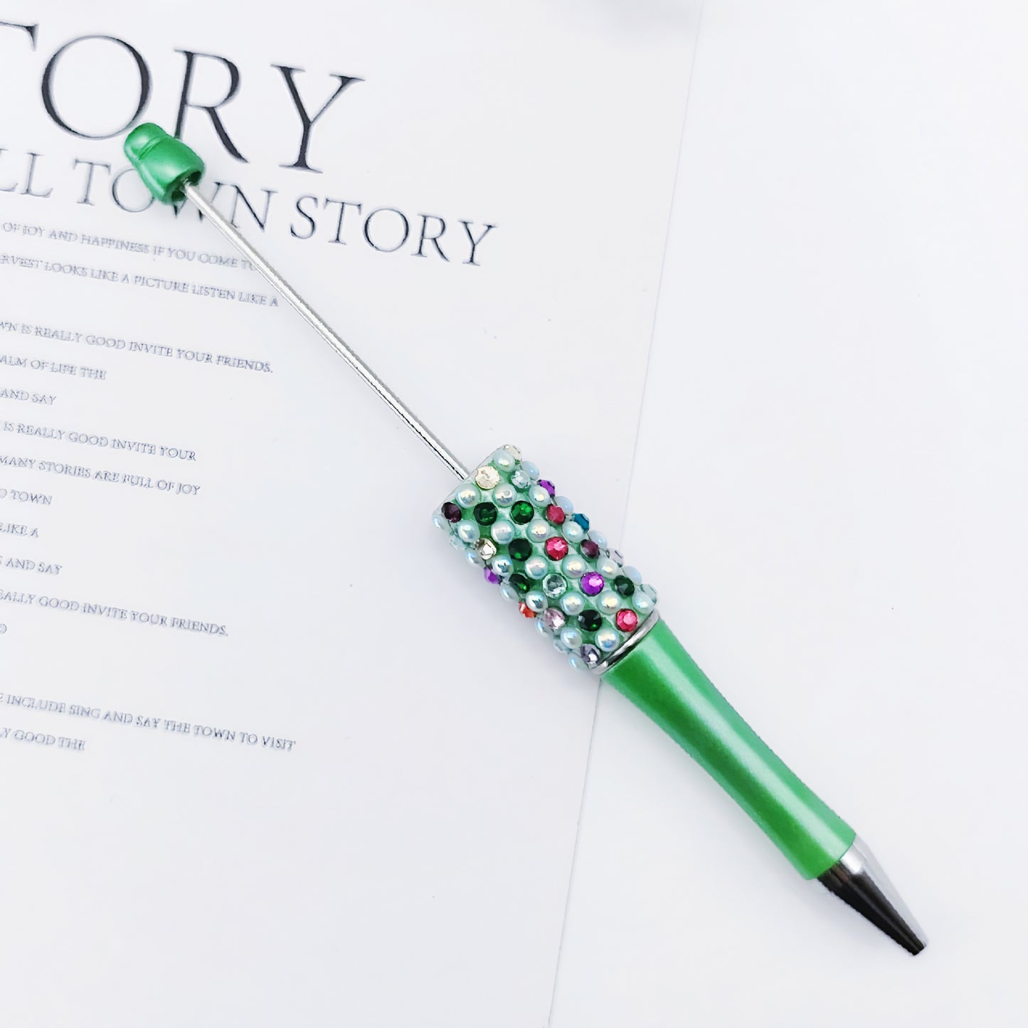 Gradient Candy Diamond Beadble Pen