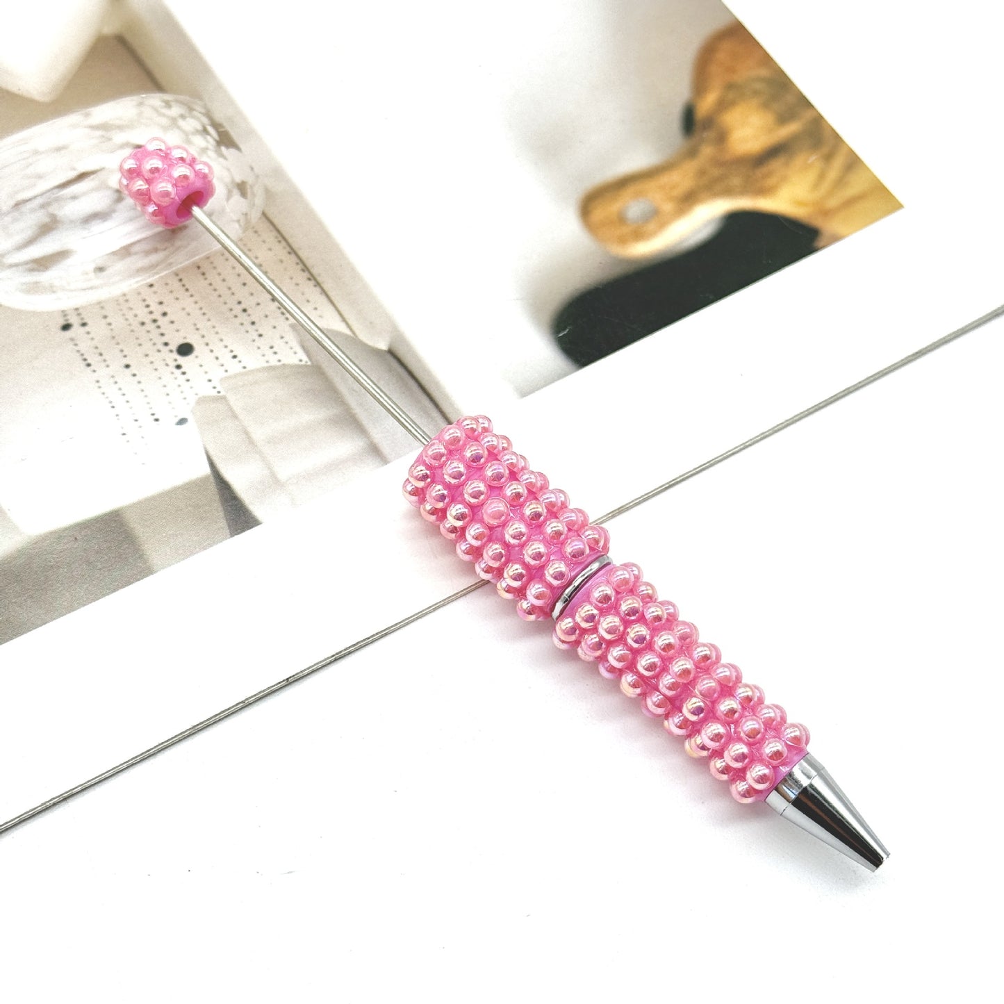 Pearl-encrusted Beadble Pen