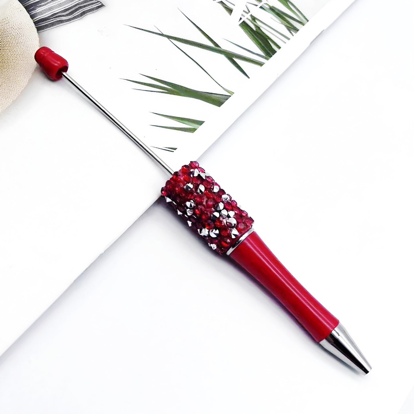DIY Rhinestone Beaded Pen