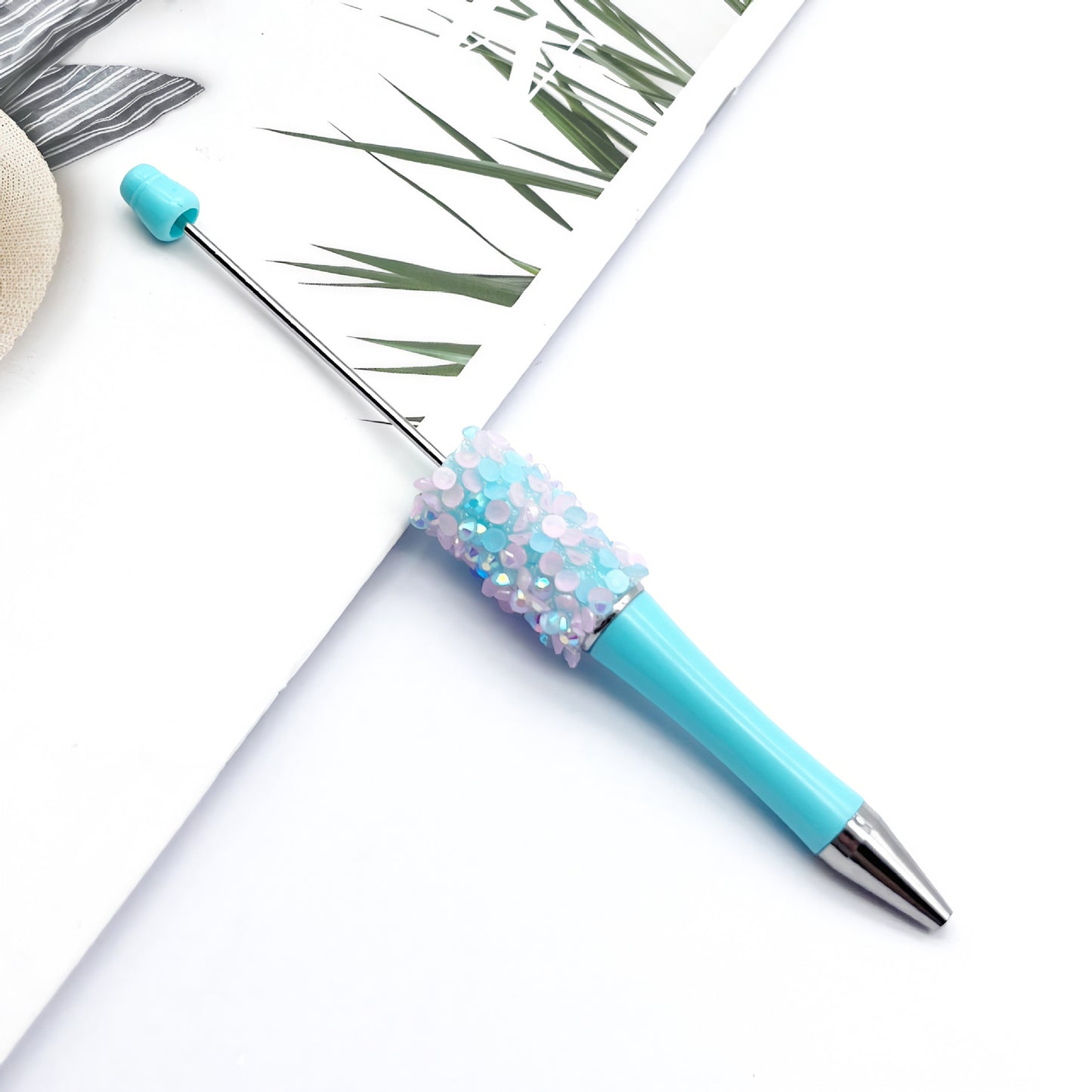 Petal Sequined Beaded Pen